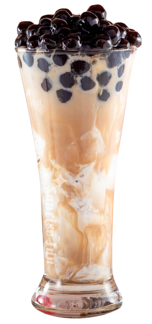 珍珠紅茶拿鐵 Fresh milk tea with tapioca balls